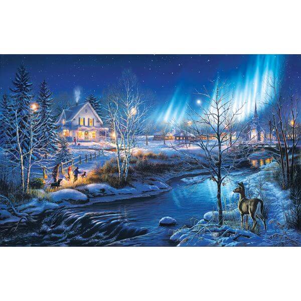 All is Bright Christmas Jigsaw Puzzle - Puzzle Haven #ChristmasPuzzles
