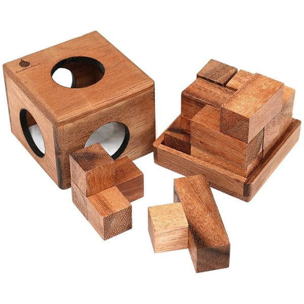 Soma Cube Wooden Puzzle